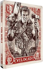 EVIL DEAD 2 - LA CASA 2 - STEELBOOK - FRE - ENG - SPA - DEU - 4K + 2 BLU-RAY