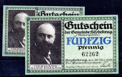 Heydekrug 50 pfennig - heydekrug,