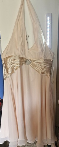 Festliches kleid aprico - kleid, gr.44