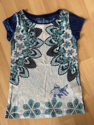 Tshirt desigual mädchen - tshirt, blau