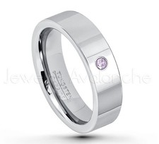 0.07ct Amethyst Solitaire