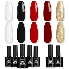 UV Nagellack-Set, 5 Farben Gel