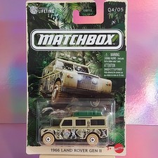 Matchbox 1966 LAND ROVER GEN II Jungle Guides 04/05 - NEU - 1:64 Adventure GGF12