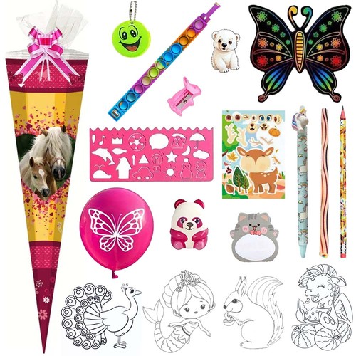 Stylex schultüte pony herzen - schultüte,