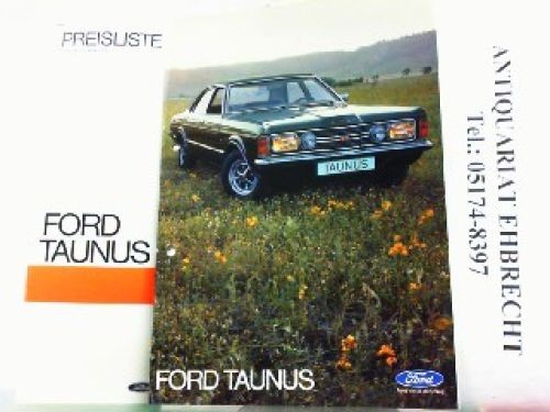 Ford taunus mit - ford, beiliegender