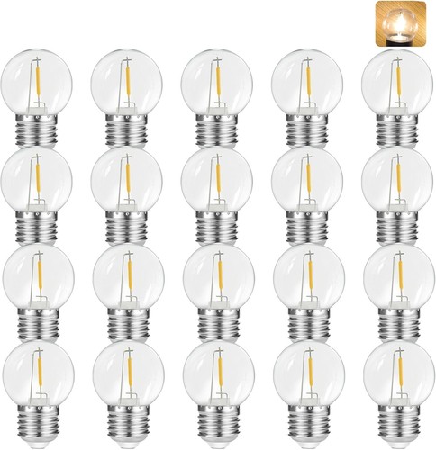 Stück e27 led warmweiss - stück, 1w