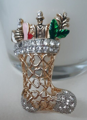 Brosche nikolaus stiefel mit - brosche,