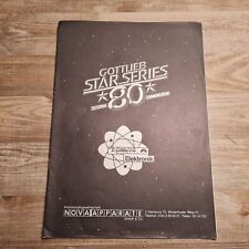 Vintage original Nova Gottlieb Star Series 80 Flipper pinball Anleitung 