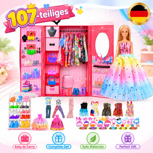 Puppenkleiderschrank mit