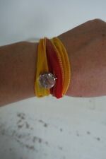 Sollune Armband Silber Seide