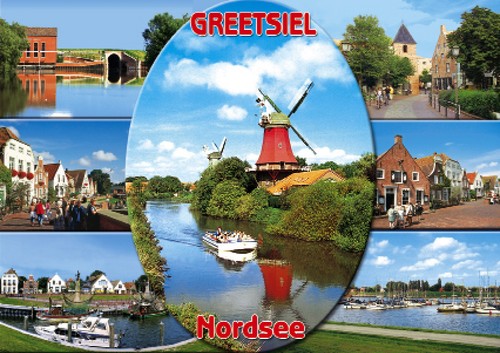Greetsiel postkarten nordsee - postkarten,