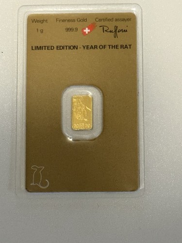 Goldbarren argor heraeus 1 - goldbarren,