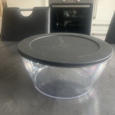 Tupperware Clear Collection 4l Schüssel Deckel schwarz Tafelperle B