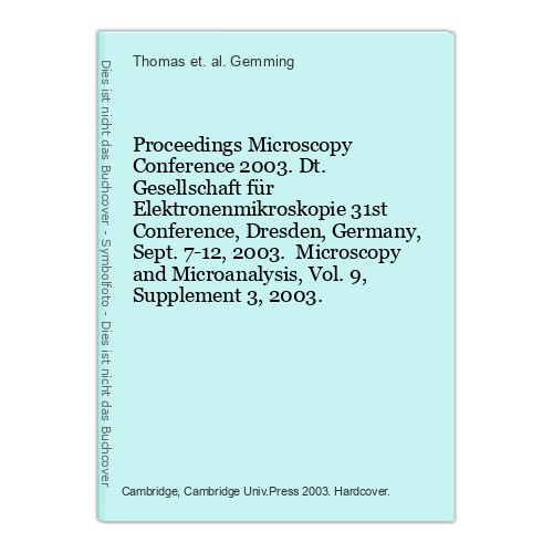 Proceedings microscopy - proceedings,