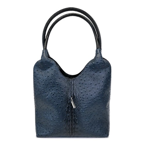 Damentasche shopper blau kroko - blau,