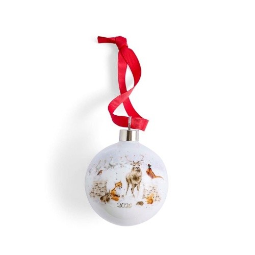 Wrendale xmas bauble - xmas,