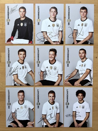 Dfb autogrammkarten em - 33,