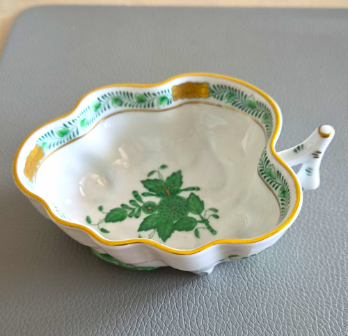Herend porzellan blattschale - herend,
