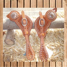 Westernsporenriemen Dots, Western Sporenriemen Dots, Show Spur Straps, Fehler