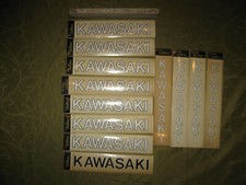 12 STÜCK KAWASAKI AUFKLEBER AUS ALTEM LAGERBESTAND