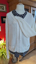 @@ COMMA Damen Strickjacke Cardigan Jacke creme Gr. 44 @@