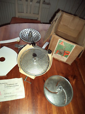 DDR Brunner Kartoffelreibe Reibe Kloßreibe Gemüsereibe Aluminiumguss  3 Scheiben