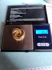 9K Gold 375 Gelbgold  Brosche 3,62 Gramm 