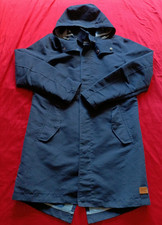 Jack & Jones Regenjacke Windbreaker Blau / Camouflage Gr. M Kapuze abnehmbar 