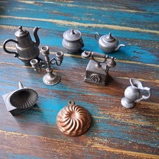 8 Setzkasten Figuren Konvolut Zinn Messing Sammlung Auflösung 