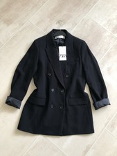 Wie Neu Zara blazer Oversizedblazer Longblazer Blazerjacke Doppelreihig Blogger