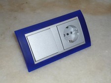 GIRA Alu System 55, Steckdose