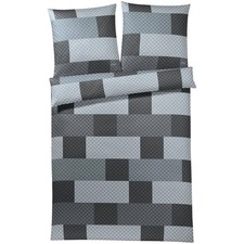 JOOP! Bettwäsche Chessboard Graphit 135 x 200 cm