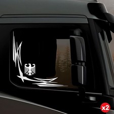 2 x Dekor Seiten Scheiben