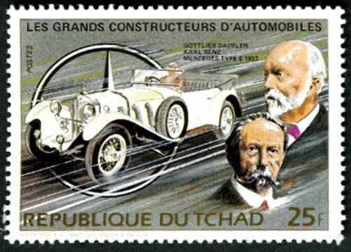 Tschad 1983 imperf luxusautos - imperf.,