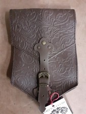 Mytholon Gürteltasche Leder Braun Larp Mittelalter Reenactment #16142