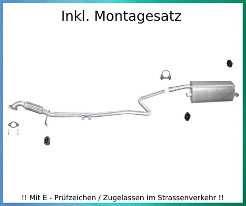 Auspuffanlage ford fiesta - fiesta, v