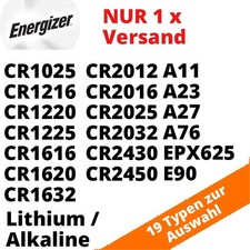 Energizer Lithium und Alkaline