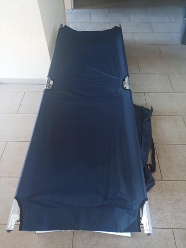 Feldbett stabil blau neuwertig - feldbett,