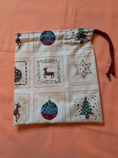 Geschenk  Säckchen, 23x25 cm, Kordelzug, verschiedene Motive , Handarbeit