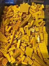 Lego ® 100 gelbe Steine - yellow - Fliesen, Basic, Platten  gelb