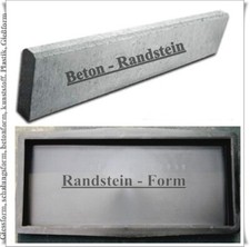 Randsteinform Nr. 381 - Schalungsform zum selber machen