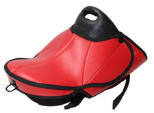 HKM 9346 Shettysattel-Set Beginner, Shetty Sattel inkl Schabracke Steigbügel Rot