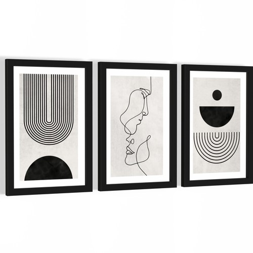 Wandbilder set abstrakt - set,