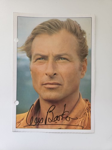Lex barker autogrammkarte - autogrammkarte,