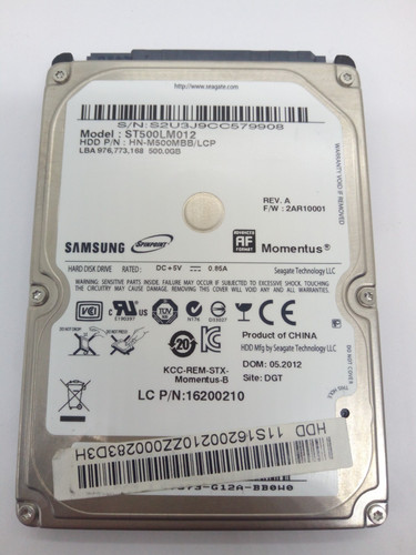 Samsung st500lm012 500gb - **st500lm012**,