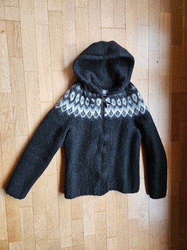 Island kapuzen wollpullover - island,