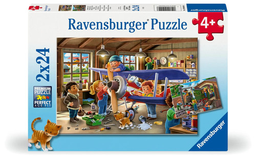 Kinderpuzzle 2x24 teile - kinderpuzzle,