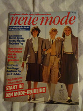 Neue Mode Januar 1982 Frühlingsmode und Fasching