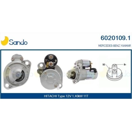 Starter sando 6020109 - 6020109.1, für