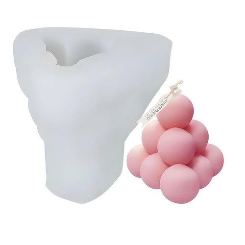 Kerzenform silikon bubble - kerzenform, 3d